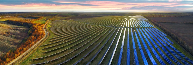 Luftbildfotografie Solarenergie, greenpower